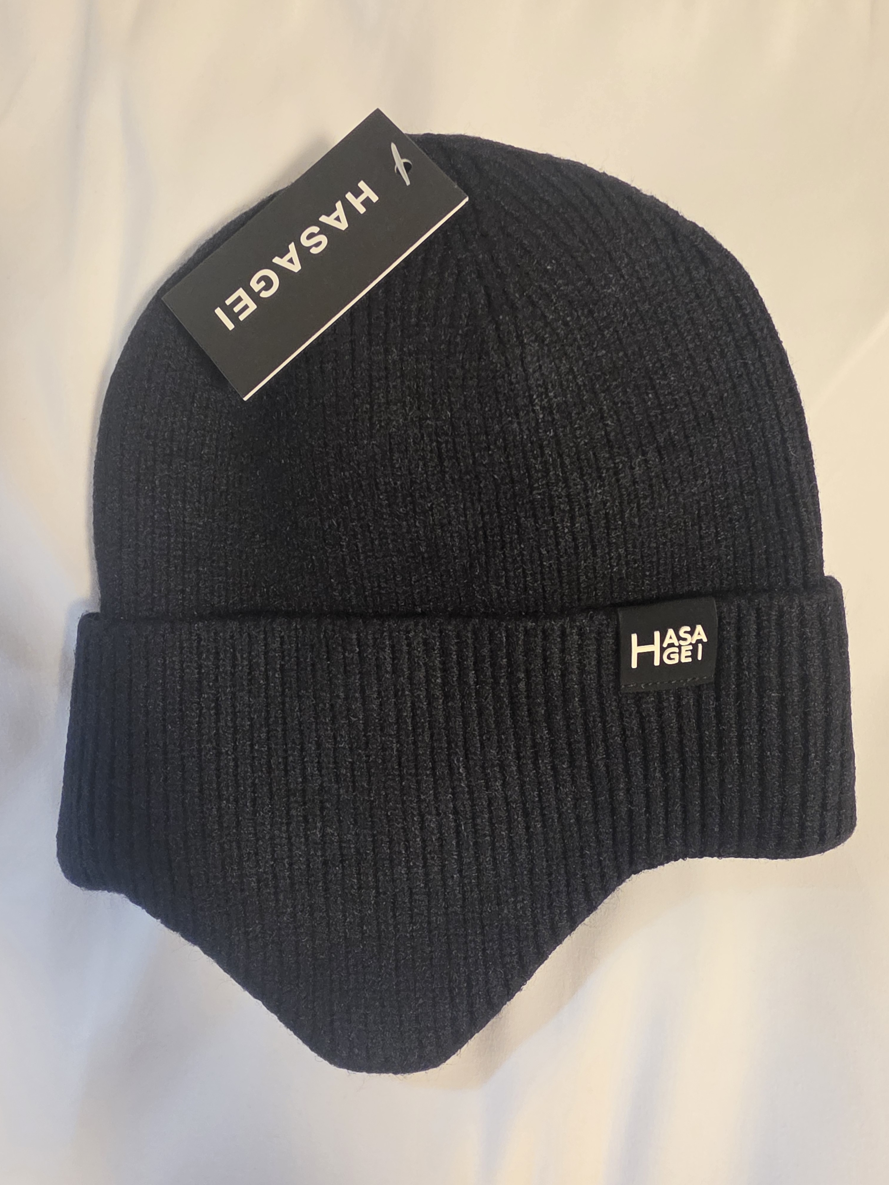 Hasagei Ear Protection Beanie Hats For Men & One Size, Black With Fleece